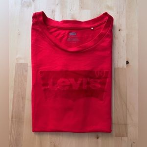 Levi’s Women Logo Red T-shirt